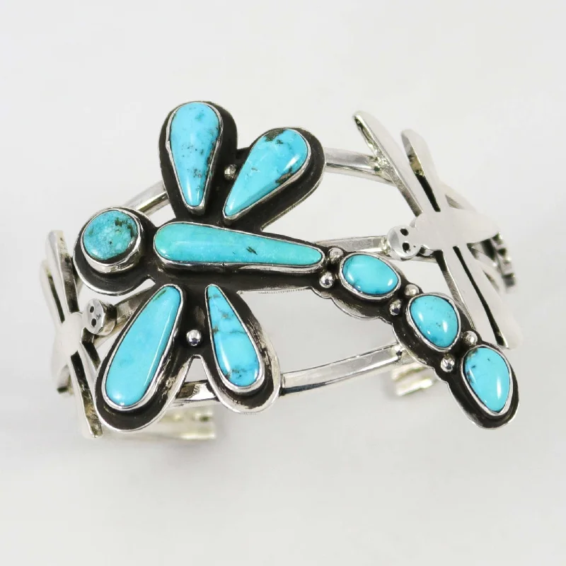 men’s tungsten carbide ring Morenci Turquoise Cuff