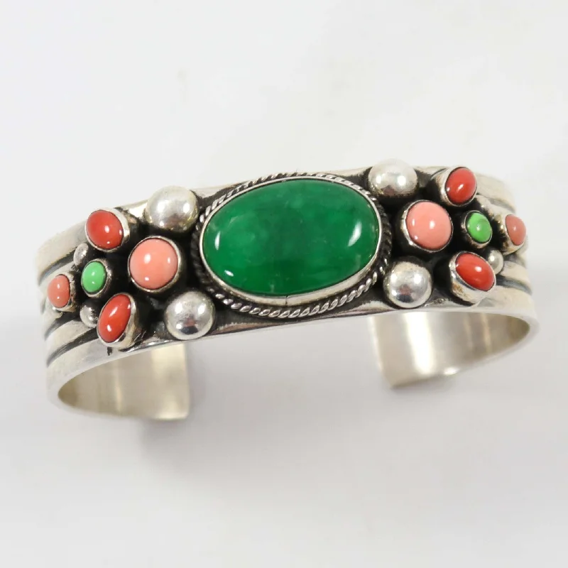 sterling silver arrow ring Multi-Stone Cuff