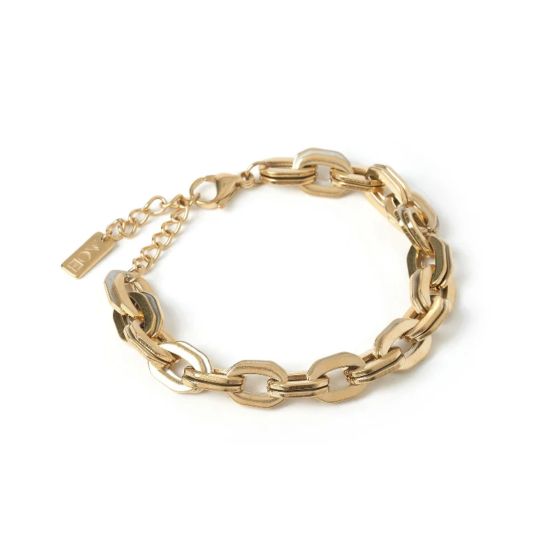 sterling silver charm anklet Parker Gold Bracelet