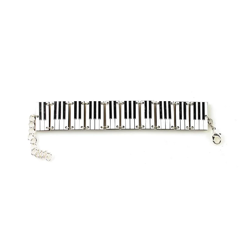 personalized photo locket necklace Piano Keys Bracelet