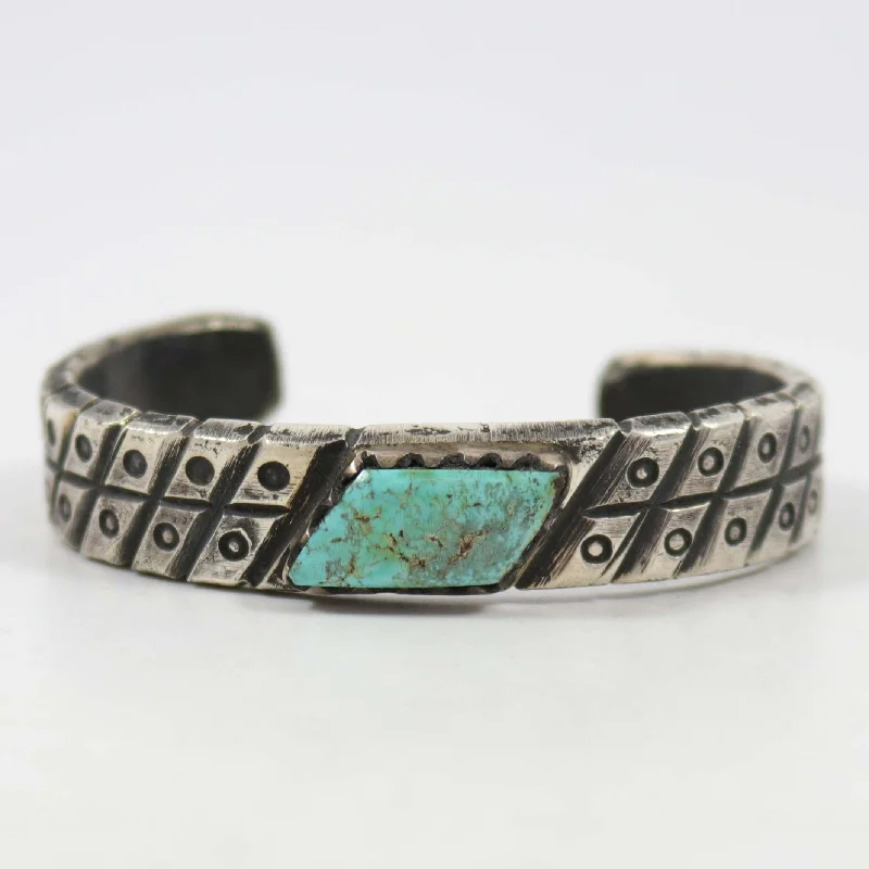 silver hoop earrings small Royston Turquoise Cuff