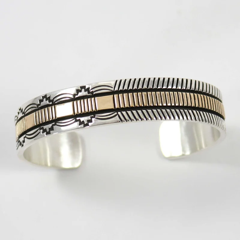 dainty birthstone ring for women Silver and Gold Cuff