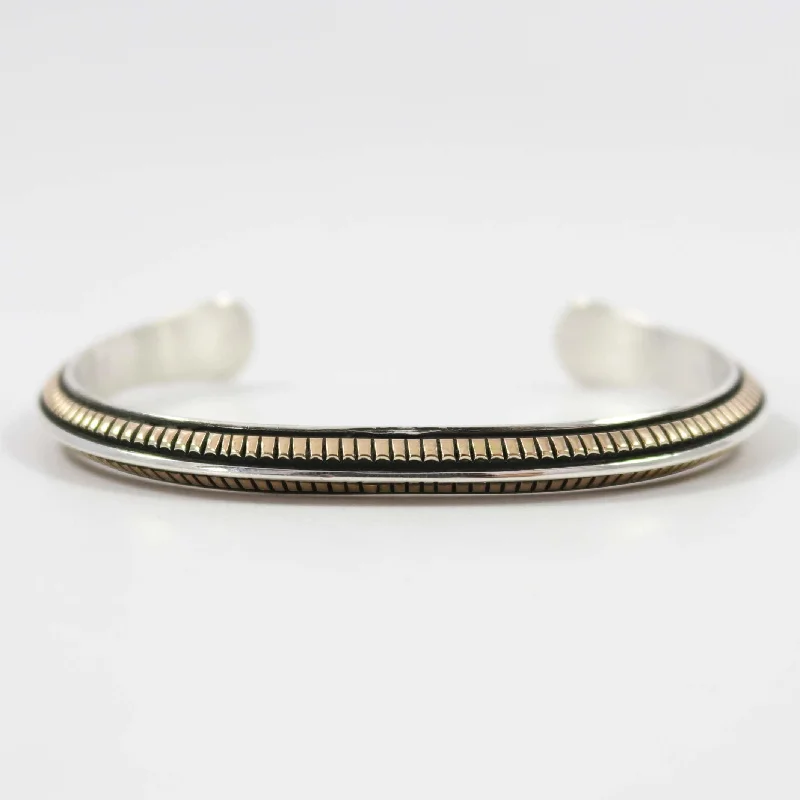 classic gemstone stud earrings Silver and Gold Cuff