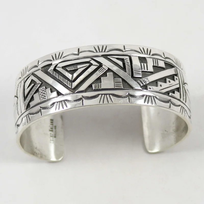 personalized couple’s bracelet engraved Silver Overlay Cuff