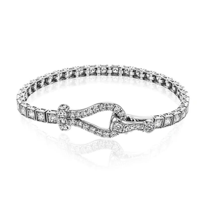 celestial sun and moon pendant Simon G. 18k Diamond Buckle Bracelet
