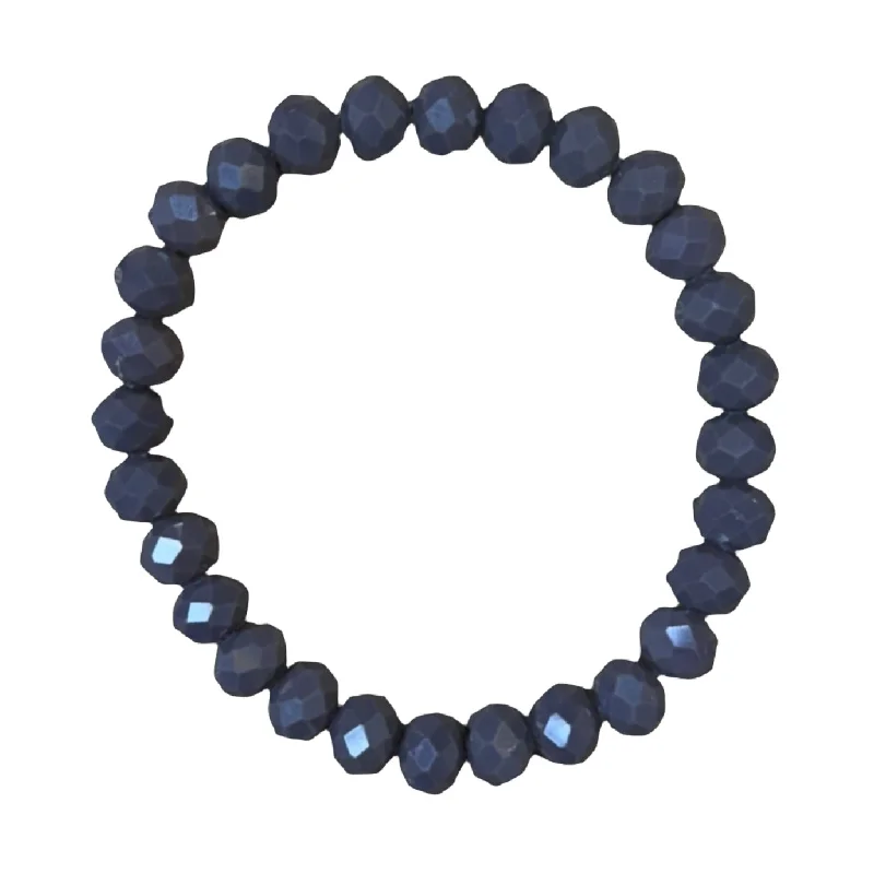 custom engraved infinity necklace Smoked Grape Faceted Rondelle 8mm Bracelet