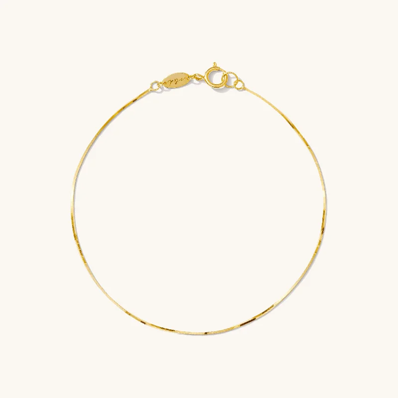 vintage sapphire engagement ring Snake Chain Bracelet