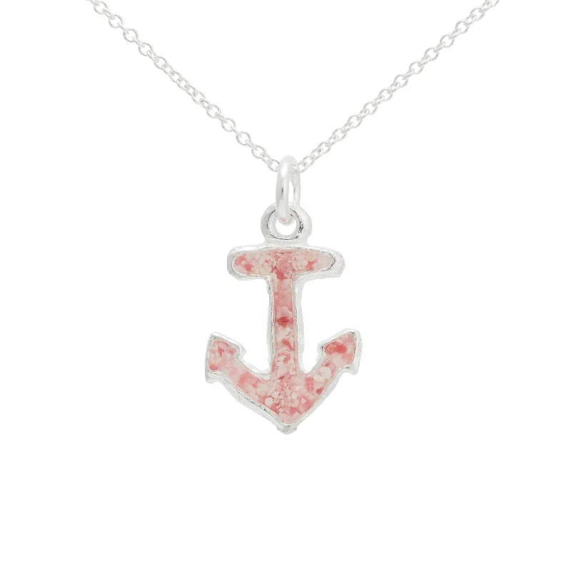 heart-shaped promise ring sterling silver Nautical ~ Anchor (Small) Pendant