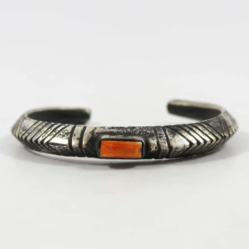 handcrafted beaded bracelet boho Spiny Oyster Shell Cuff