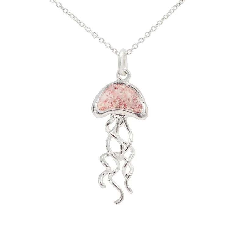 elegant pearl bridal set Friends ~ Jellyfish Pendant
