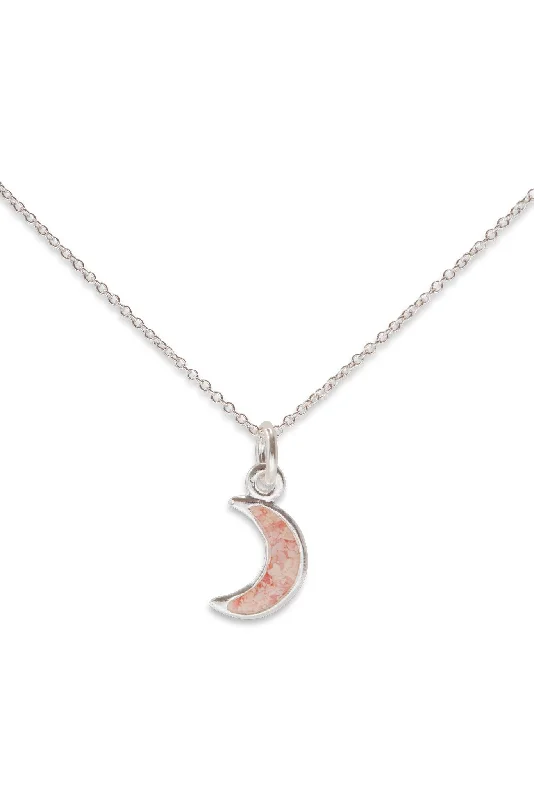 modern geometric drop earrings Icons ~ Moon (Small) Pendant