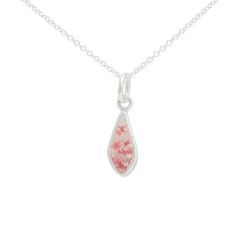 minimalist sapphire drop necklace Splash ~ Teardrop (Small) Pendant