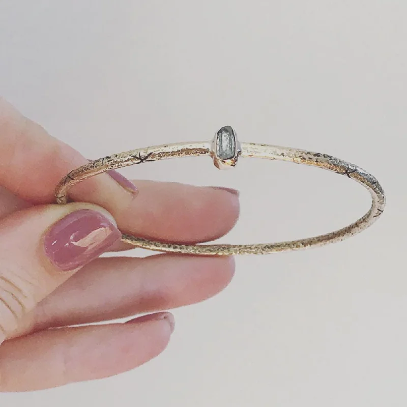 gold opal ring Starlit Stone Bangle Bracelet