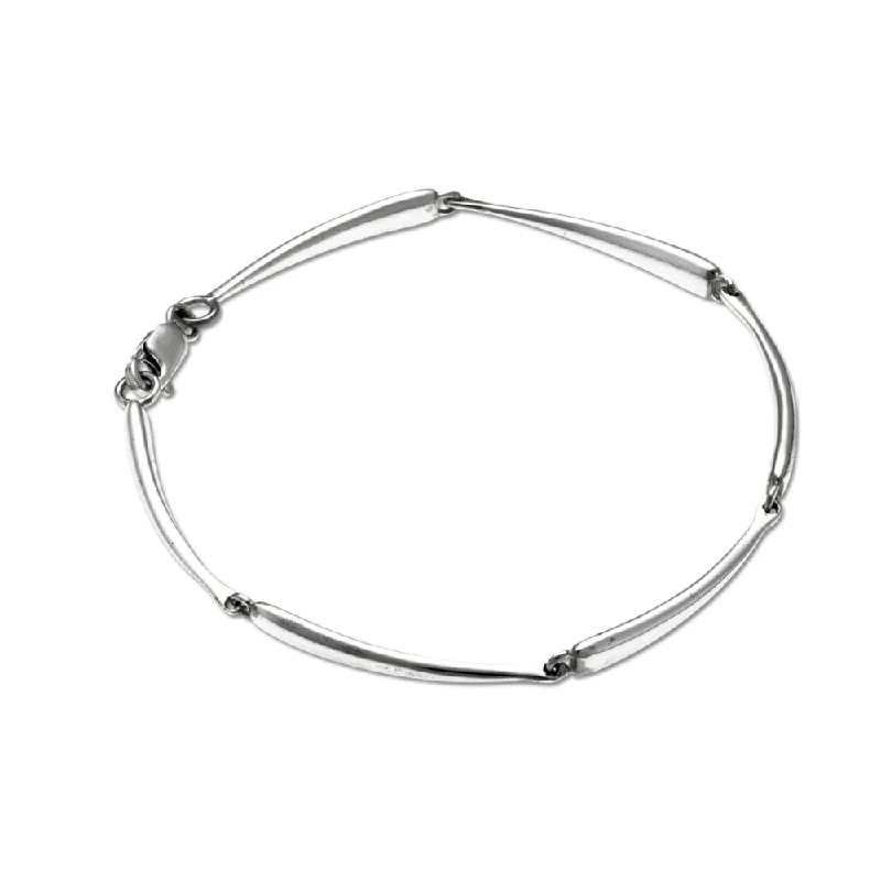 vintage citrine ring Sterling Silver Twig Link Bracelet