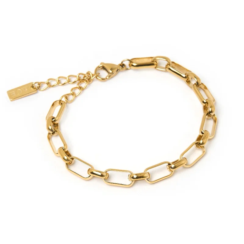 hexagon-shaped engagement ring unique Terra Gold Bracelet