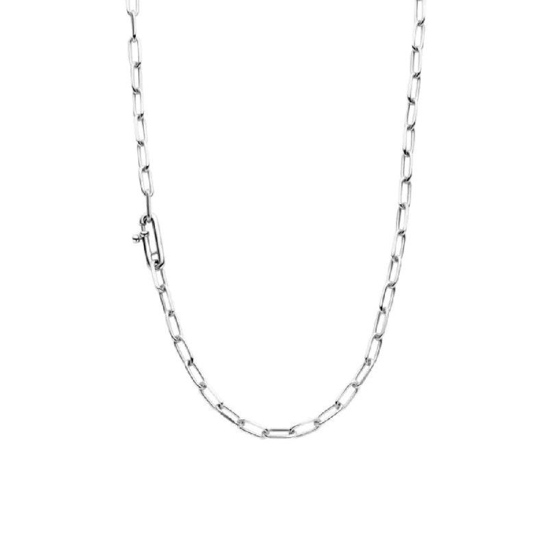dainty rose gold chain bracelet Ti Sento Closed-Forever Silver Necklace