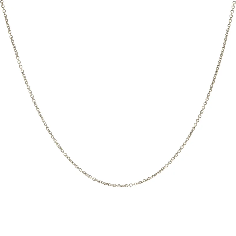 classic diamond hoop earrings Tiffany & Co. Sterling Silver Chain