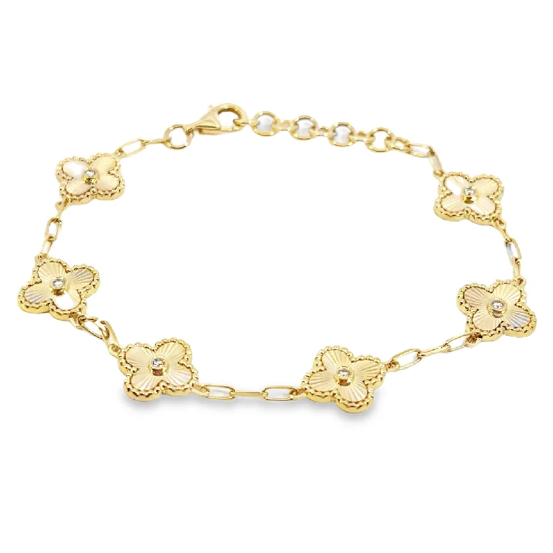 beaded wrap bracelet handmade Yellow Gold Diamond Fashion Bracelet