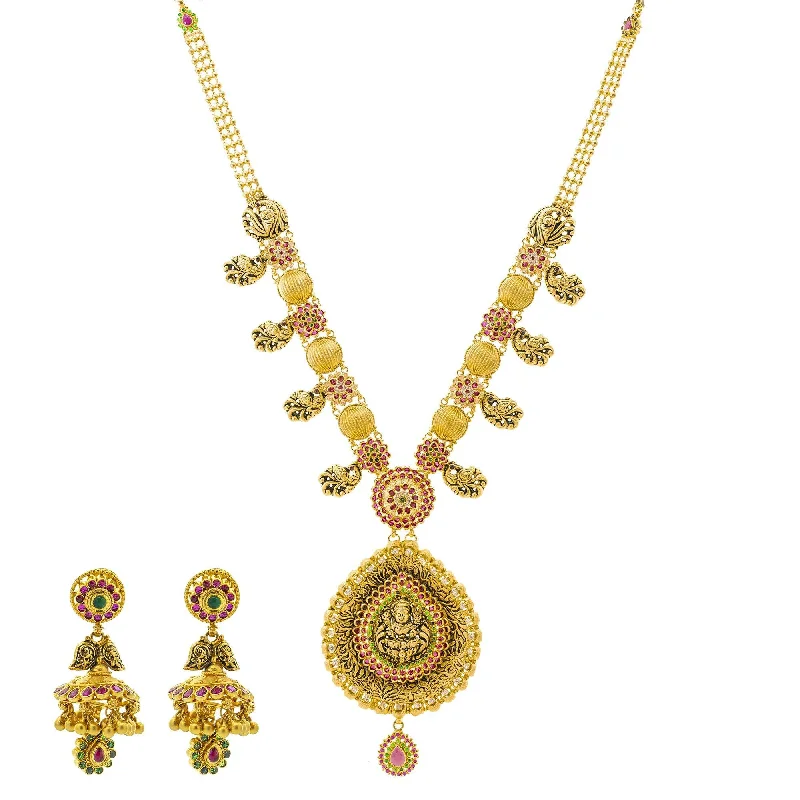 braided wedding ring men 22K Gold Roshni Antique Jewelry Set