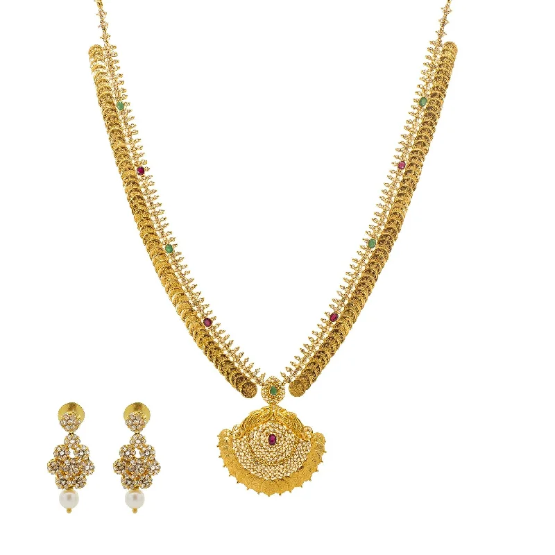 vintage filigree engagement ring 22K Gold & Uncut Diamond Arunima Mangalsutra Set