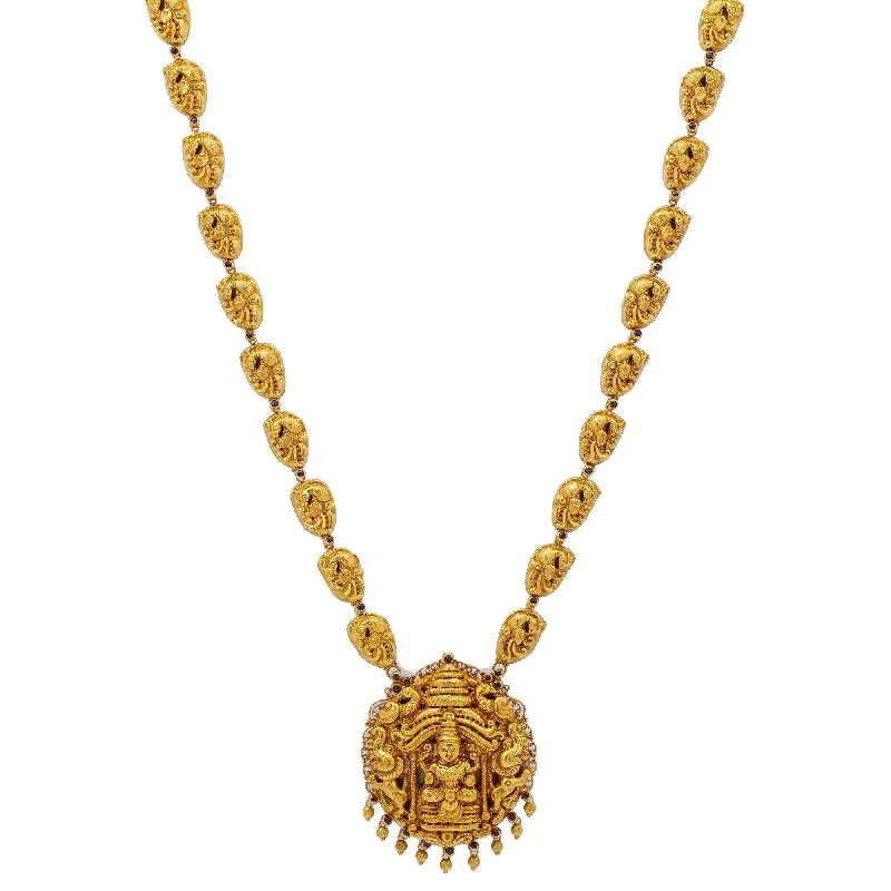 infinity loop ring rose gold 22K Gold Vilina Laxmi Necklace