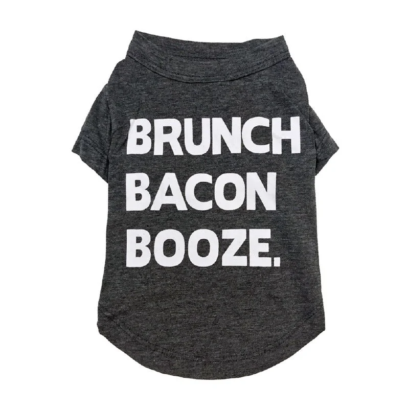 Brunch Bacon Booze Dog Tee