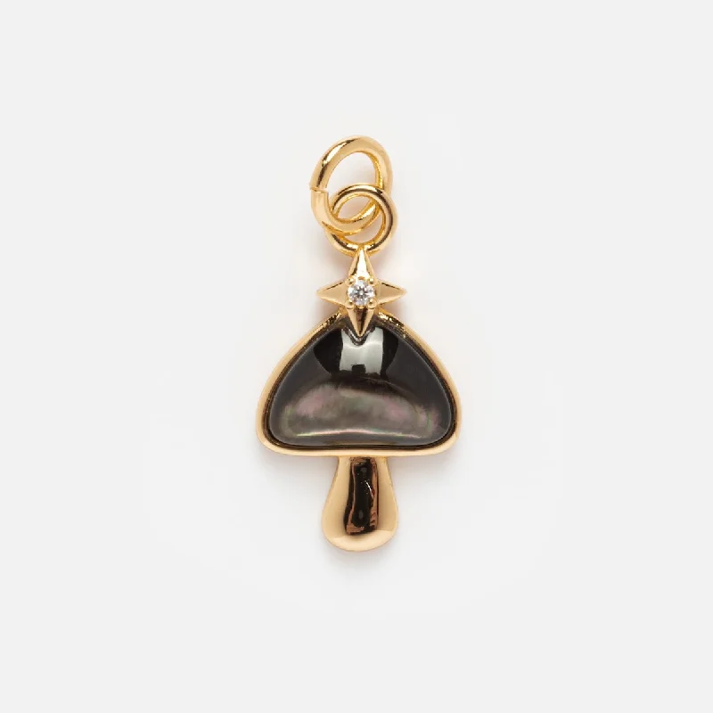 unique wooden bead necklace Charms by Elizabeth Stone