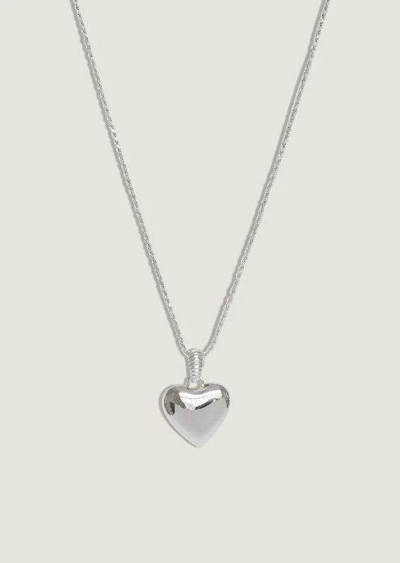 gold-plated chain necklace with charms Close To My Heart Necklace Silver