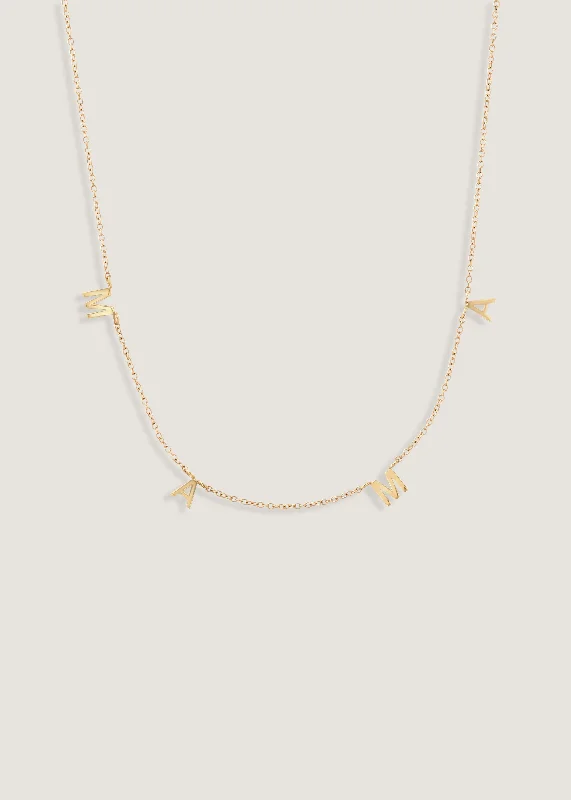 natural amethyst necklace Dear Kaia Initial Necklace