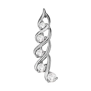 antique silver charm bracelet Fashion Diamond Pendant
