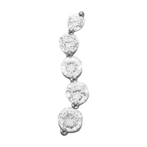 handcrafted gemstone toe ring Fashion Diamond Pendant