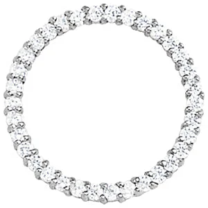 infinity couple’s ring matching set Fashion Diamond Pendant