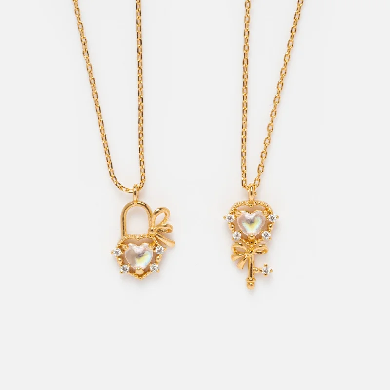 bold statement cuff bracelet Forever and Always Necklace Set