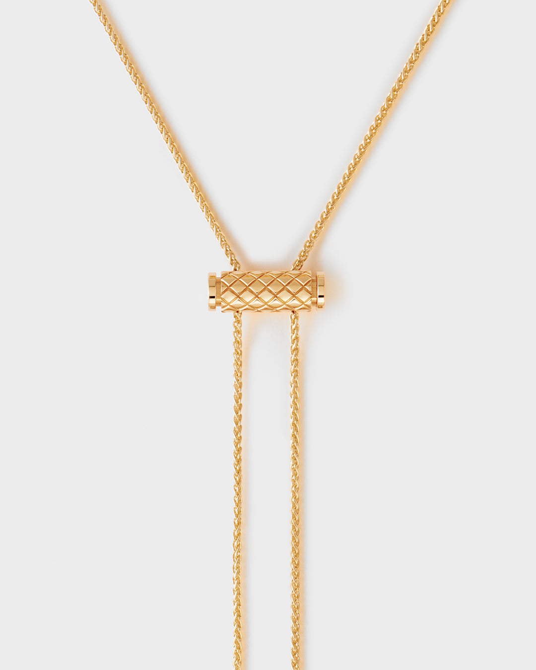 unique moon phase ring Gold Latch Pendant on GM Chain in Yellow Gold