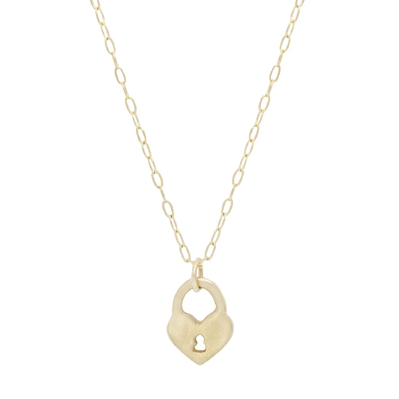 wedding band with diamonds Tiny Gold Heart Lock Necklace