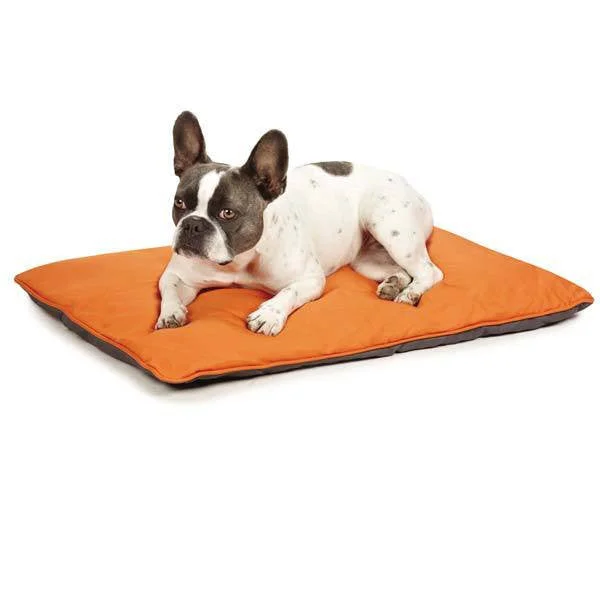 Insect Shield Reversible Dog Bed Orange Gray Medium 29 Inch