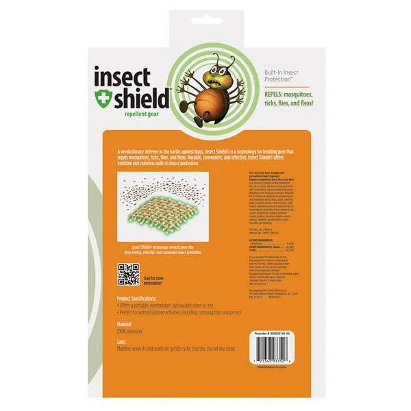 Insect Shield Ultra Blanket Orange Large 74 x 56 Inch