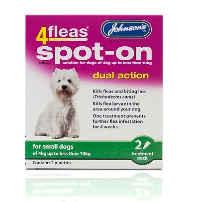 JVP 4Fleas Spot-On Dog Small 2pipx6