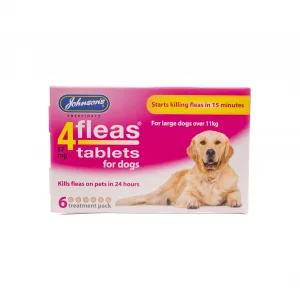 JVP 4Fleas Tabs Dog >11kg 6x6