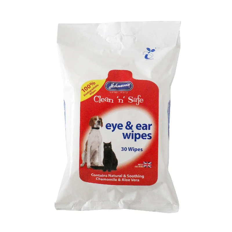 JVP Clean'n'Safe Eye & Ear Wipes 30x6