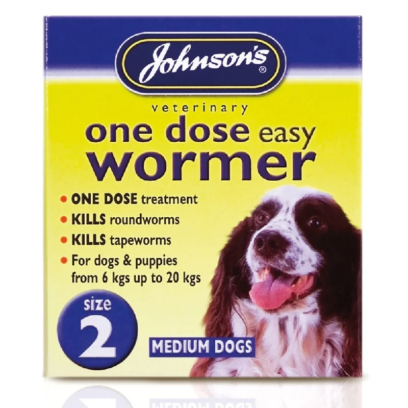 JVP Dog 1 Dose Wormer Size 2 2Tabx6