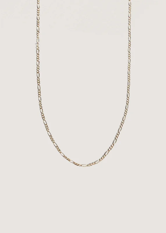 hammered sterling silver band Kyle Figaro Chain Necklace