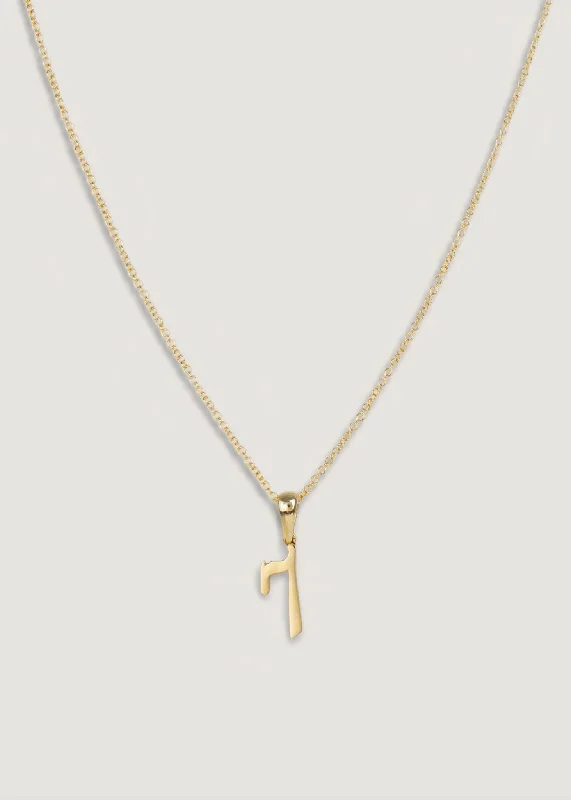 cubic zirconia stud earrings classic Lucky Number Charm Necklace
