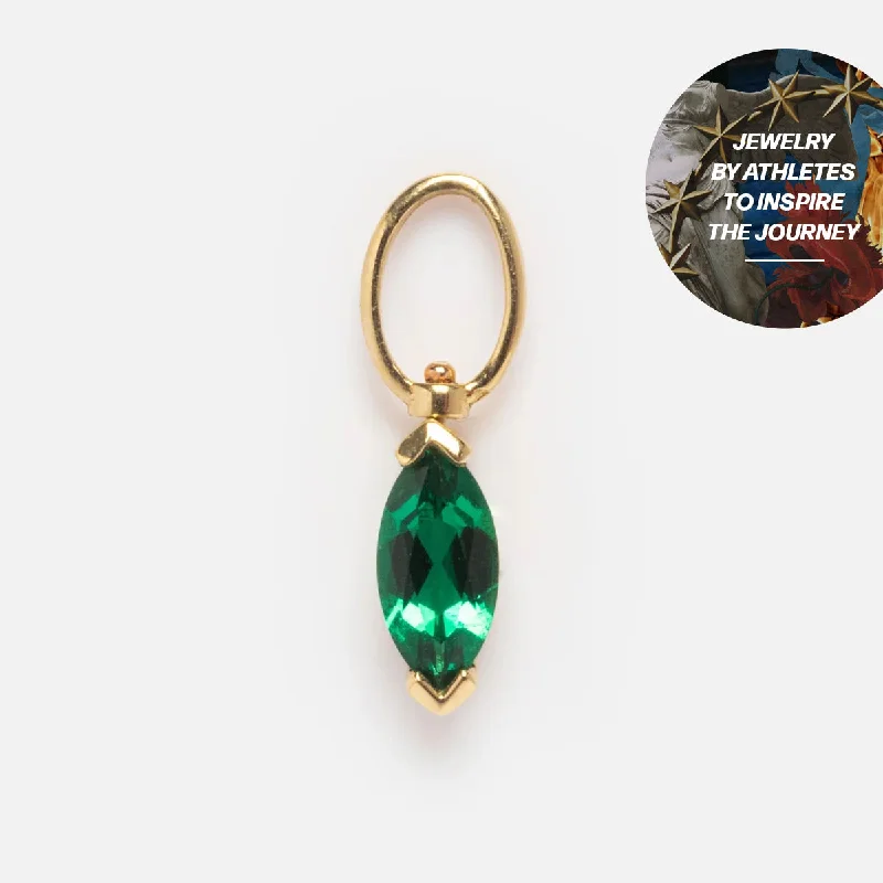 black and gold wedding band Lynn Williams x Local Eclectic Solid Gold Emerald Marquise Charm black and gold wedding band Lynn Williams x Local Eclectic Solid Gold Emerald Marquise Charm