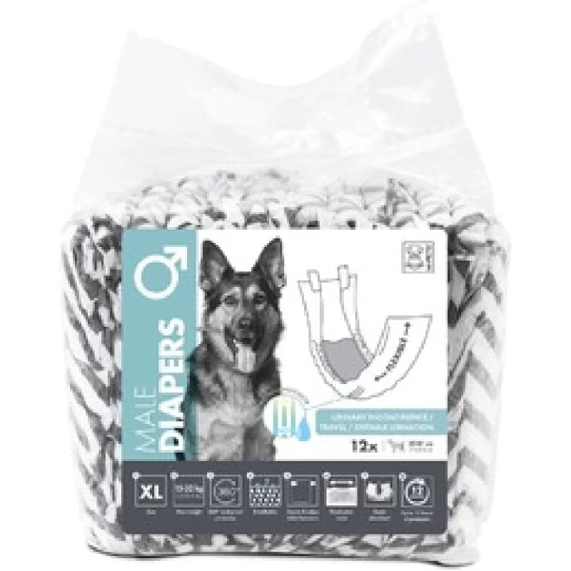 M Pets Diapers for Male Dogs (20x81cm)