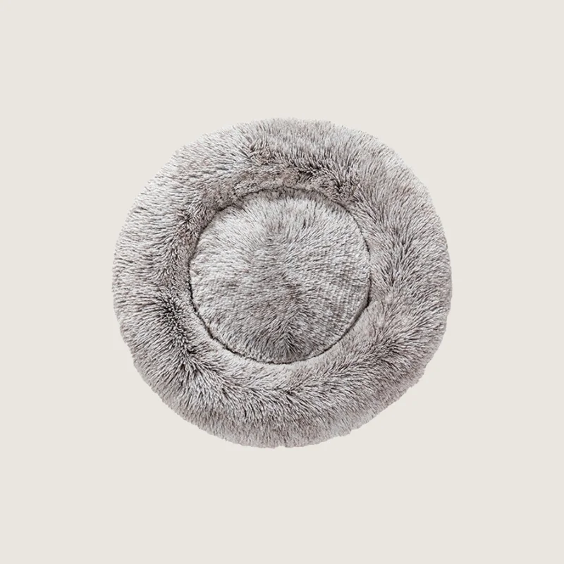 Lux Plush Comfort Donut Pet Bed for Ultimate Snuggling