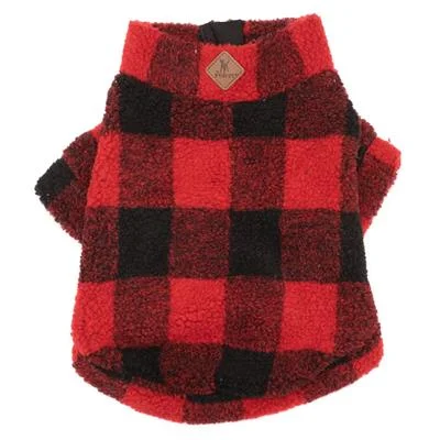 Red Buffalo Sherpa Dog Sweater