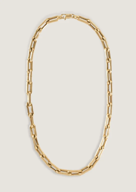 silver arrow pendant necklace Rome Bold Link Chain Necklace