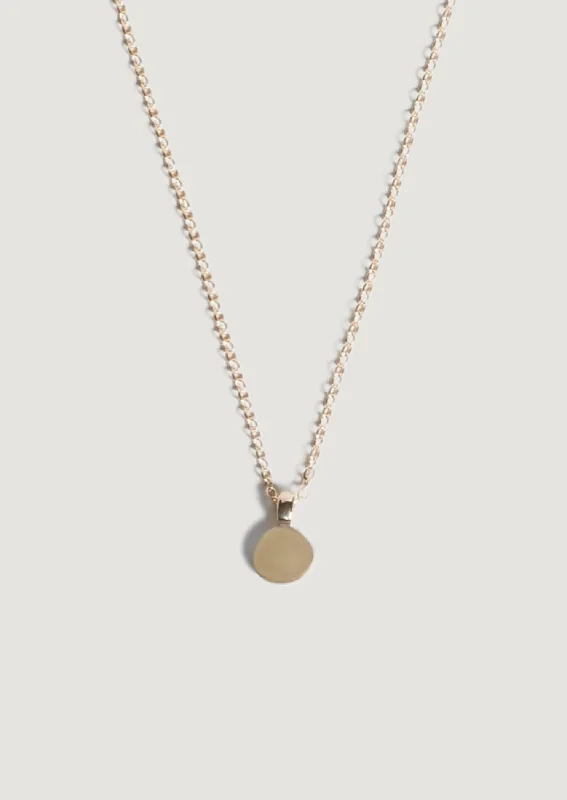 moissanite engagement ring affordable Round Initial Disc Necklace