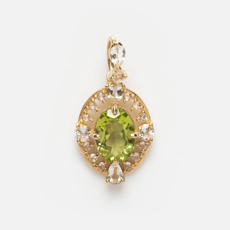 dainty rose gold chain bracelet Solid Gold 2024 August Capsule Vintage Inspired Peridot Charm
